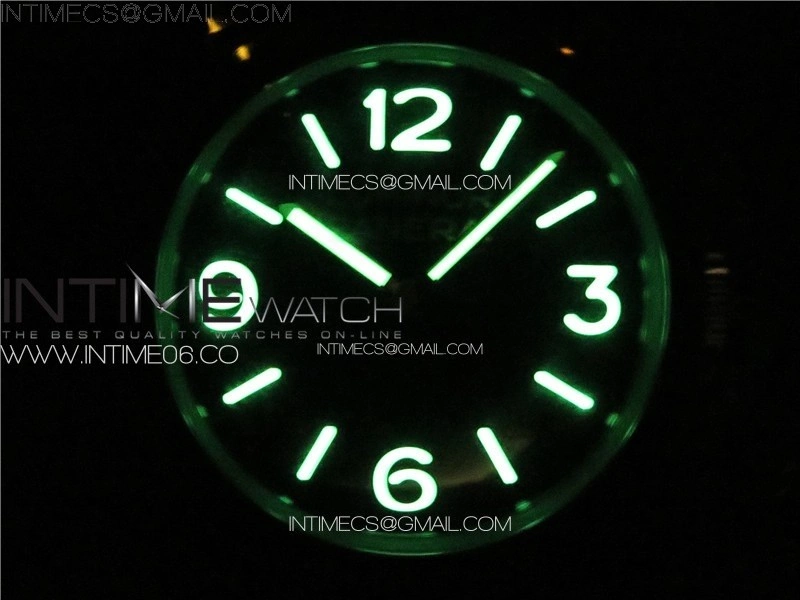 PAM606 Q "Hong Kong" HWF Black Dial on Green Nylon Strap P.3000 Super Clone